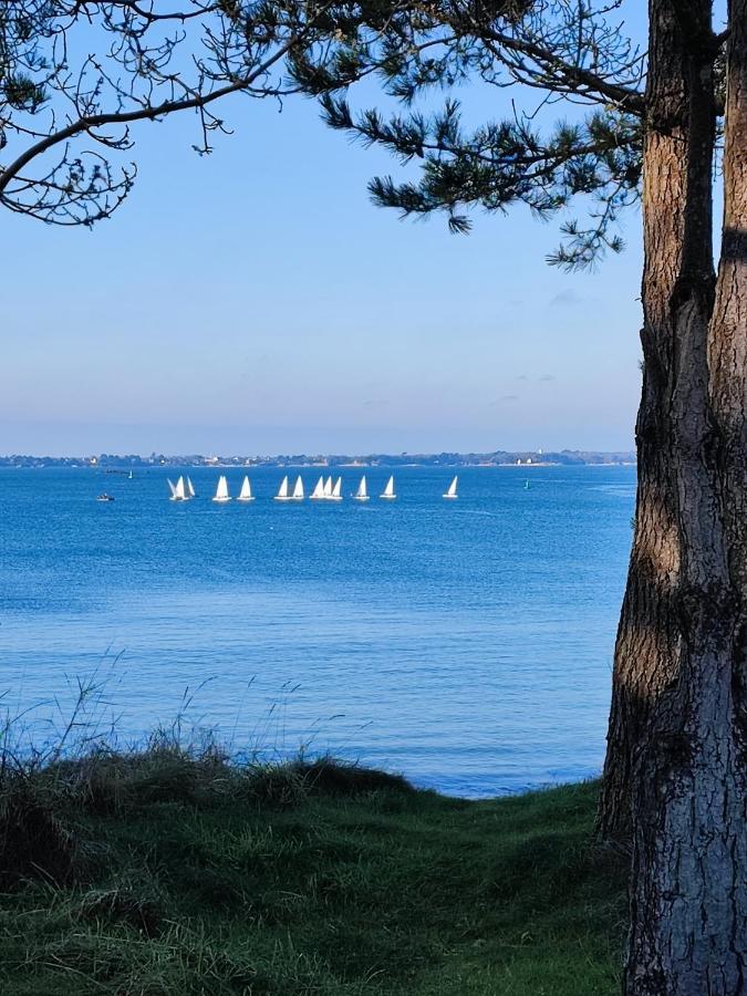 Le 3 Appartement Vue Mer Avec Jardin 100M De La Plage Et De La Thalasso Concarneau Eksteriør billede