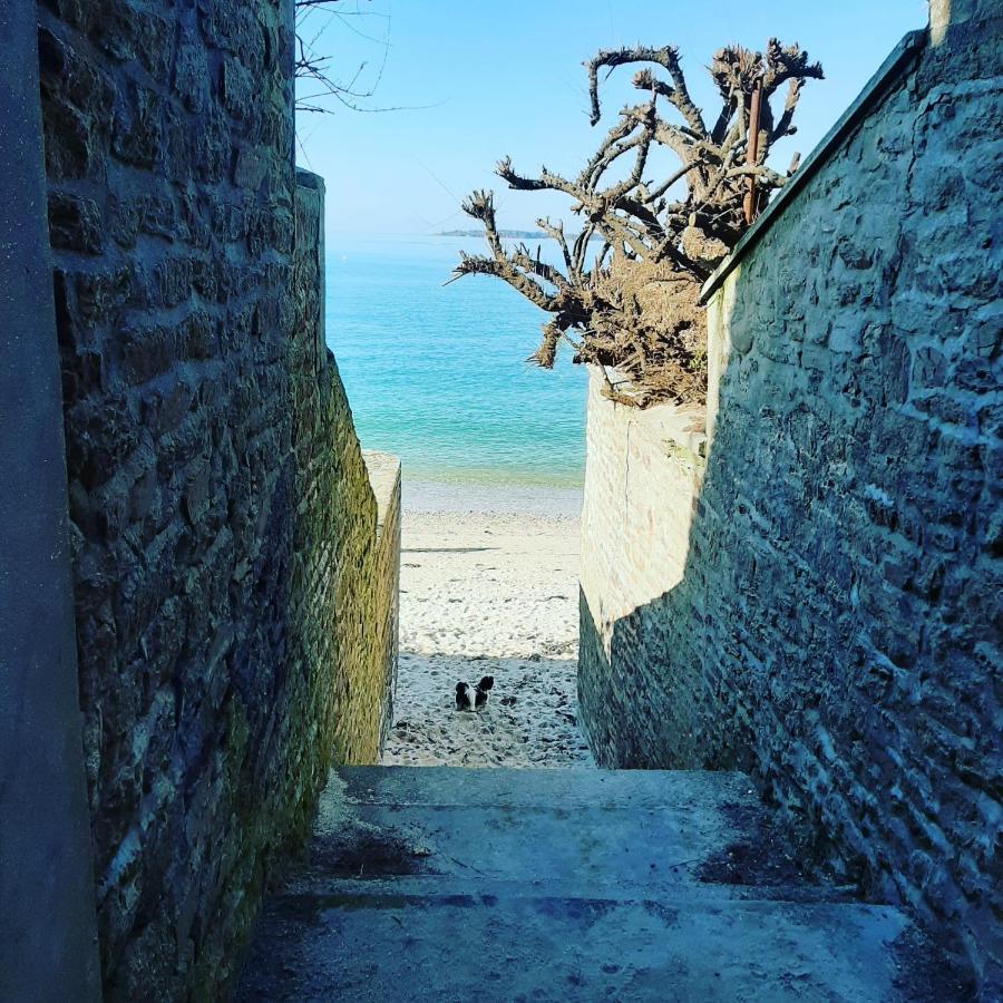 Le 3 Appartement Vue Mer Avec Jardin 100M De La Plage Et De La Thalasso Concarneau Eksteriør billede